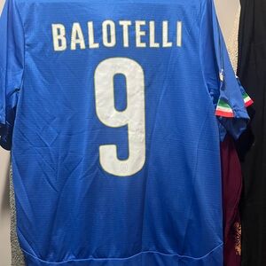 Puma Blue Soccer Jersey official and brand new size Large Balotelli no tag